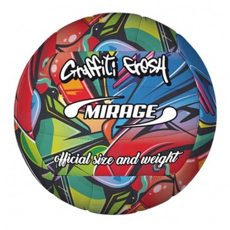 PALLONE BASKET VOLLEY GRAFFITI CUOIO S5 PALLONE BASKET VOLLEY GRAFFITI CUOIO S5