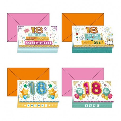 BIGLIETTO PORTASOLDI 18 ANNI TG  -