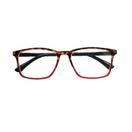 OCCHIALI DOUBLE TARTARUGA ROSSO+2,00  -