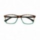OCCHIALI DOUBLE TARTARUGA VERDE +2,00  -