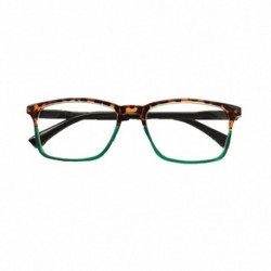 OCCHIALI DOUBLE TARTARUGA VERDE +2,00  -