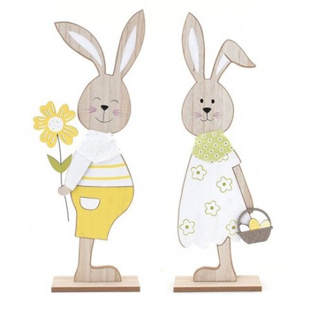 CONIGLIO DI LEG. 20X6X47CM/2PZ  - DS