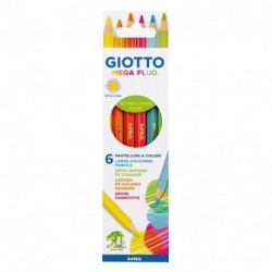 PASTELLI MEGA FLUO 6PZ.- F225700