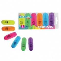 MINI EVIDENZIATORI COLOR X YOU CONF.6PZ.