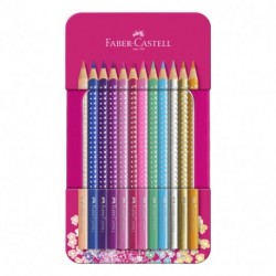 PASTELLI FABER-C SPARKLE 12PZ AST. IN