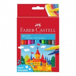 PENNARELLI FABER-C. SUPERLAVABILI 24PZ