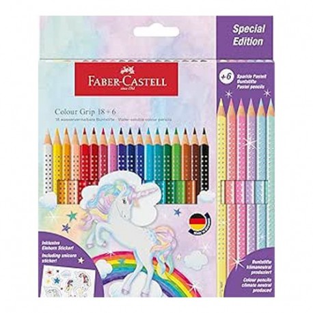 PASTELLI FABER-CASTELL GRIP 18+6PZ