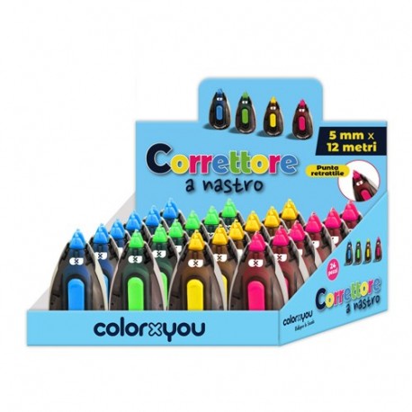 CORRETTORE A NASTRO 5MMX12M COLOR X YOU