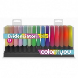 EVIDENZIATORI COLOR X YOU DESKSET 15PZ