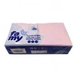 TOVAGLIOLI 25X25 2V ROSA  80PZ -