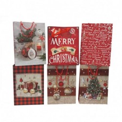 BORSA CARTA XL H.46X33X10CM. DIS.NATALE