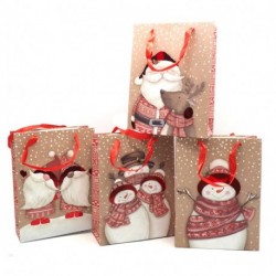 BORSA CARTA GRANDE H.42X30X12CM. NATALE