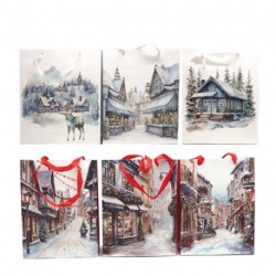 BORSA CARTA GRANDE H.42X30X12CM.  - 7212