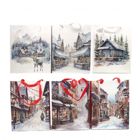 BORSA CARTA GRANDE H.42X30X12CM.  - 7212