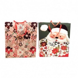BORSA CARTA H.42X48X16CM. DIS.NATALE  -
