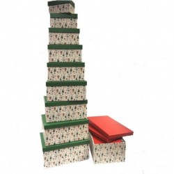 SET 9 SCATOLE CARTA RETTANG.  - 8113