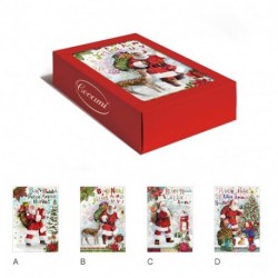 BIGLIETTI  DI NATALE  "BABBO NATALE"