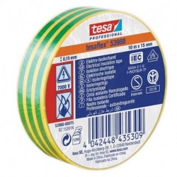 NASTRO TESA ISOLANTE PVC GIALLO VERDE