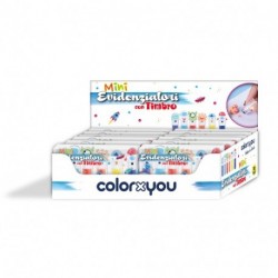 MINI EVIDENZIATORI CON TIMBRO COLORXYOU