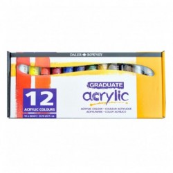 SET TEMPERA ACRILICA GRADUATE 12X22ML
