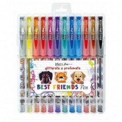 PENNA GEL GLITTER SET 12 PZ.  - 81186