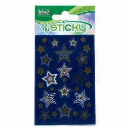 ADESIVO NATALE STELLE - 81246
