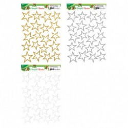 VETROFANIA NATALE STELLE VUOTE  - 80686