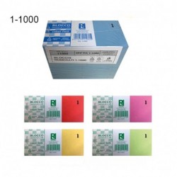 10 BLOCCHI NUMERATO 1-1000 COL.FORTI