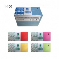 BLOCCO NUMERATO 1-100 COLORI FORTI(CF60)