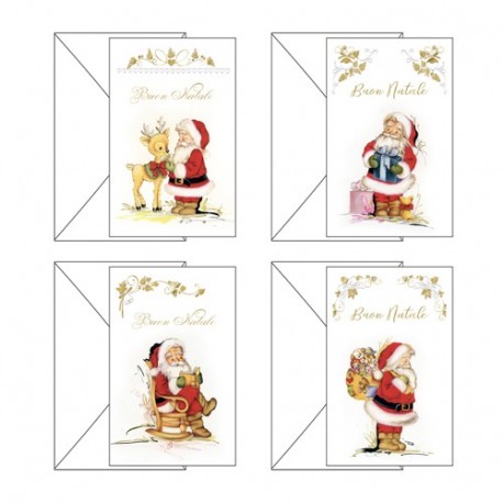 BIGLIETTO BABBI NATALE E DONI - 04438402