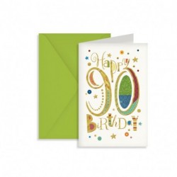 BIGLIETTO HAPPY 90TH BIRTHDAY  -