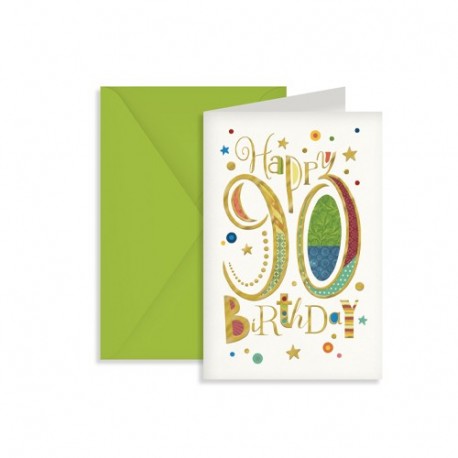 BIGLIETTO HAPPY 90TH BIRTHDAY  -
