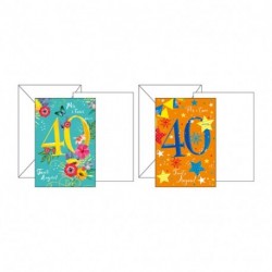 BIGLIETTO HAPPY 40ANNI - 7562802