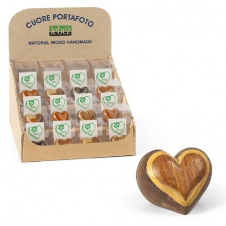 CUORE PORTAFOGLIO IN LEGNO - 5454