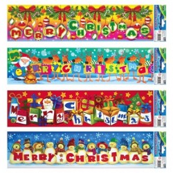 VETROFANIE NATALE ORIZ.COLOR. - 80832