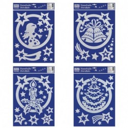 VETROFANIE NATALE BIANCHE - 80945