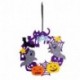 GHIRLANDA HALLOWEEN VIOLA IN FELTRO DIAM