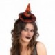CAPPELLINO STREGA ARANCIONE CON RAGNO, C