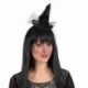 CAPPELLINO STREGA NERO CON DECORAZIONI E