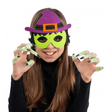 MASCHERA STREGHETTA BIMBA IN FELTRO  -