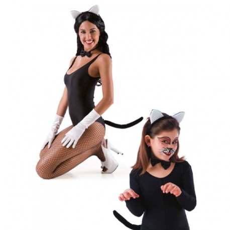 SET GATTINA (CERCHIETTO, CODA E PAPILLON