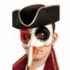 MASCHERA VENEZIANA IN PLASTICA CON NASO