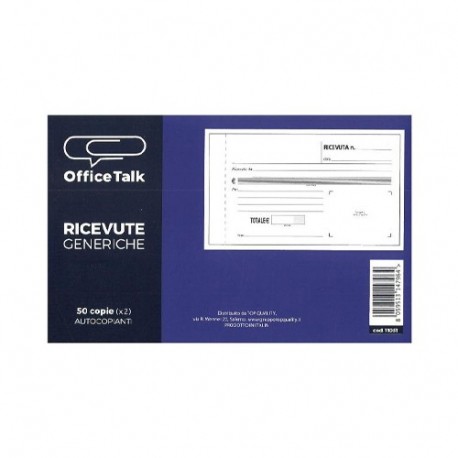 RICEVUTE GENERICHE  50X2COP. OFFICE TALK