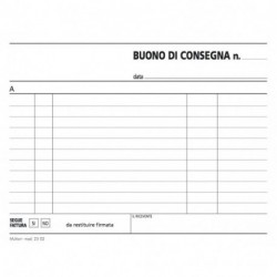 BUONO DI CONSEGNA 50X2 COP. 120X170 -
