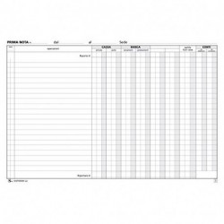 PRIMANOTA CASSA/BANCA 50X2 COP. 225X297