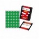 ETICHETTE D.22 VERDE 300 BOLLINI COD.7VE
