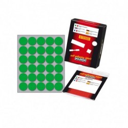 ETICHETTE D.22 VERDE 300 BOLLINI COD.7VE