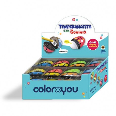 TEMPERAMATITE CON GOMMA COLOR X YOU
