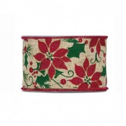 NASTRO STELLA NATALE MM63X10MT  - 4273XG