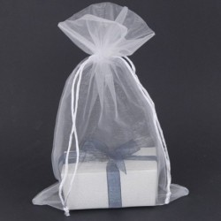 SACCHETTO ORGANZA 20X30CM BIANCO  - 2060